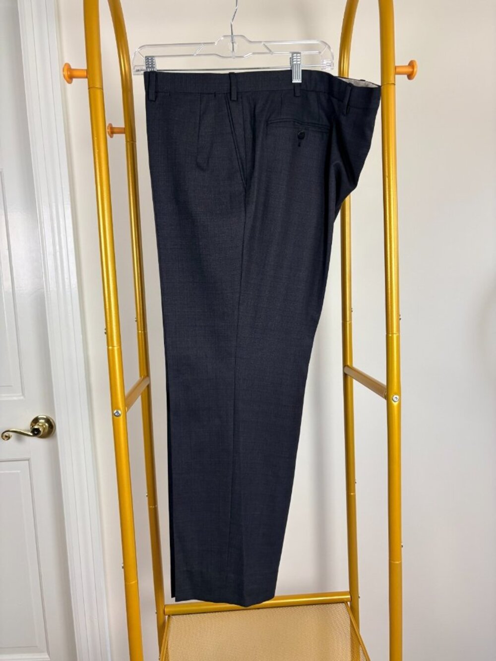 BRIONI Mens Dark Gray Dress Pants 40 Waist